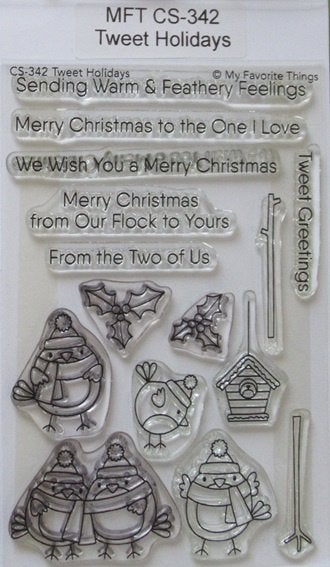 MFT - Tweet Holidays, Ophalen of Verzenden, Zo goed als nieuw, Clearstamp