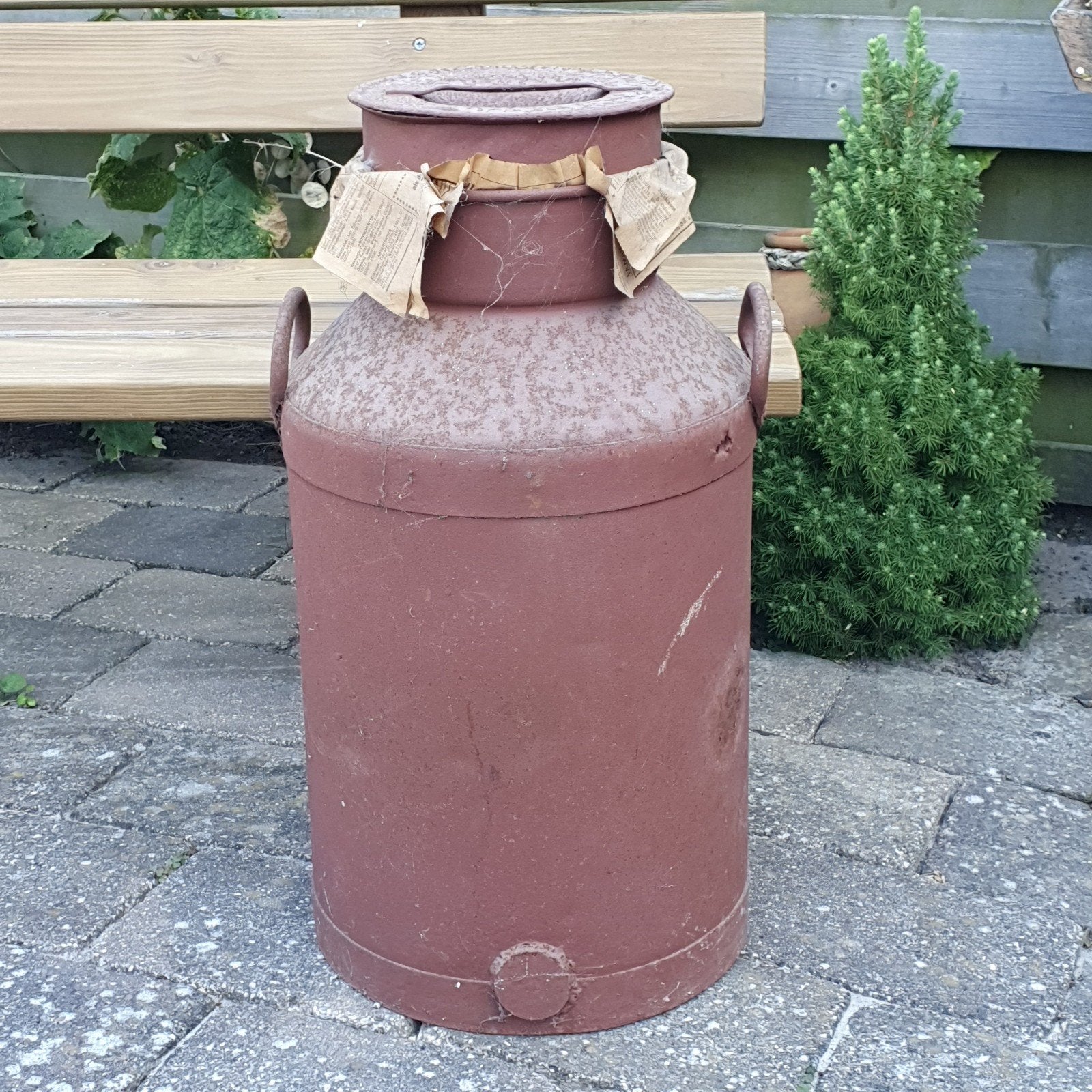 2 oude melkbussen., Tuin en Terras, Ophalen, Gebruikt