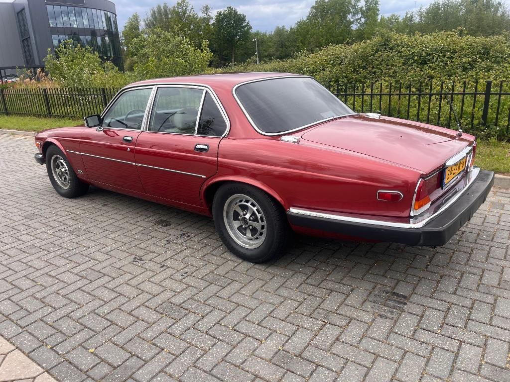 Jaguar XJ-6 4.2 Aut. 1985 Bordeaux Rood, Auto's, Automaat, Achterwielaandrijving, Beige, 205 pk