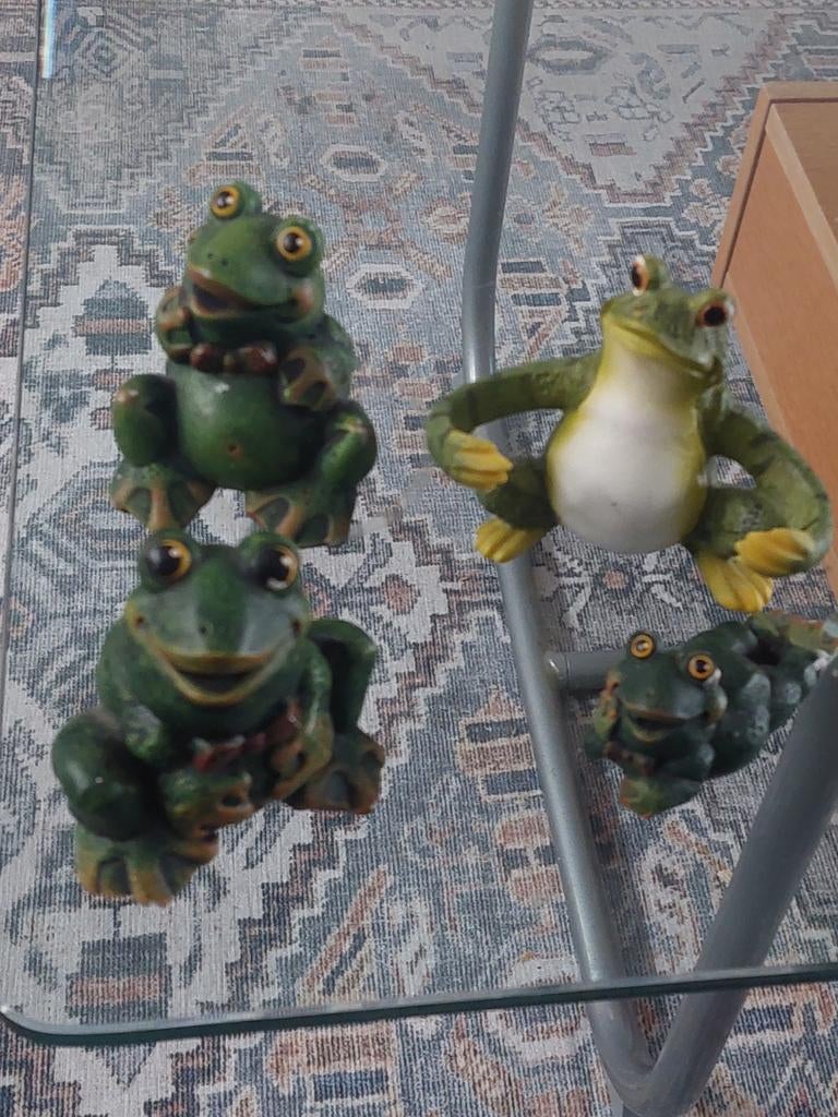 Kikkers, Meerdere dieren, Parkiet