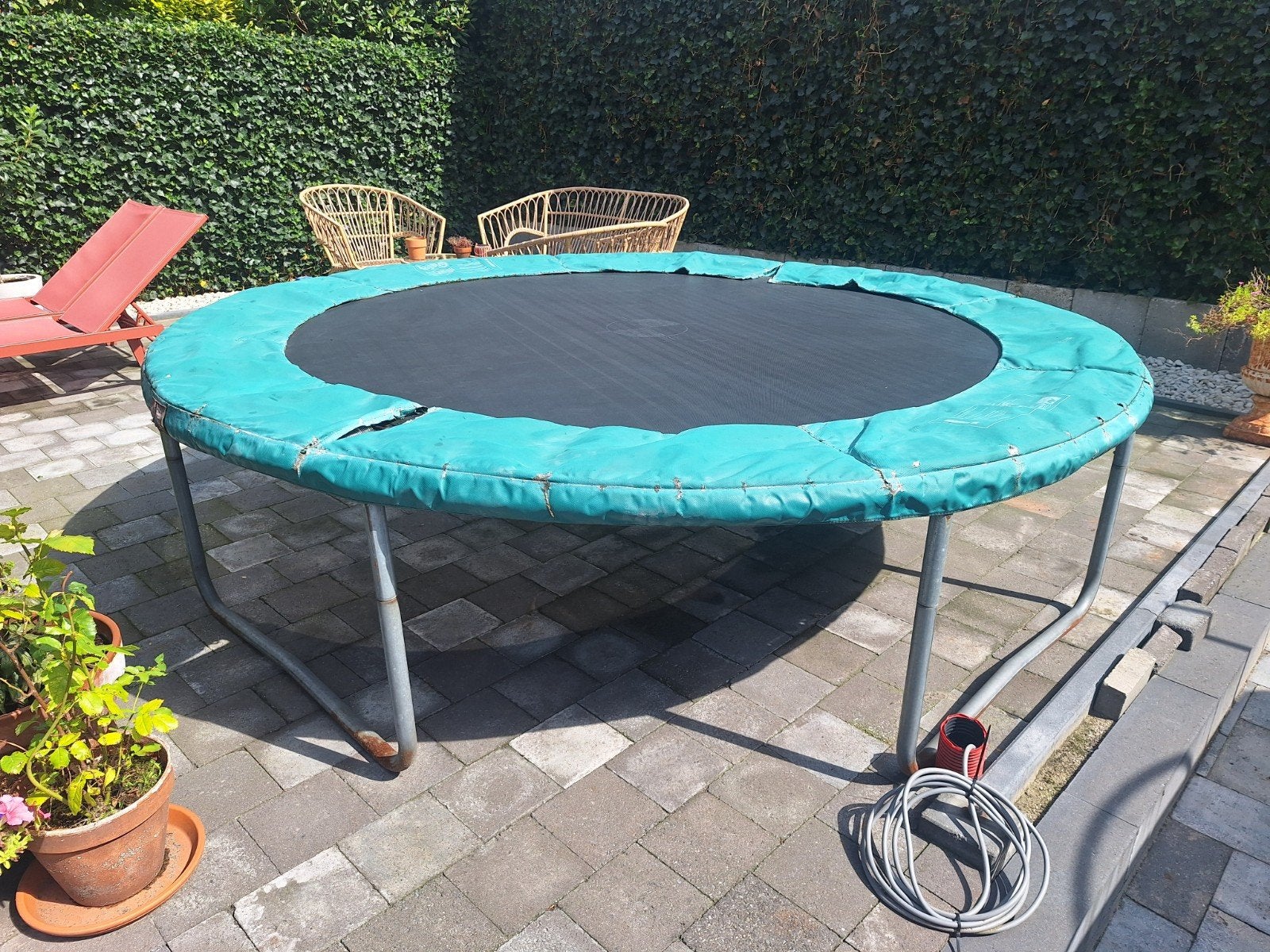 Gebruikte BERG trampoline - rond model 270, Ophalen, Gebruikt