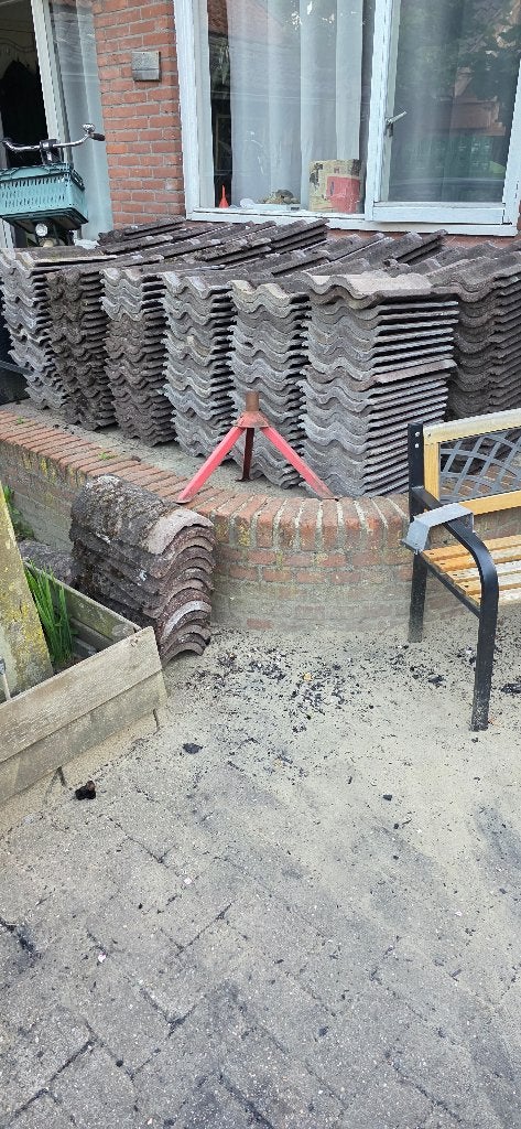 Dakpannen sneldekkers rbb, Ophalen, Gebruikt, Steen of Klei, 15 m² of meer