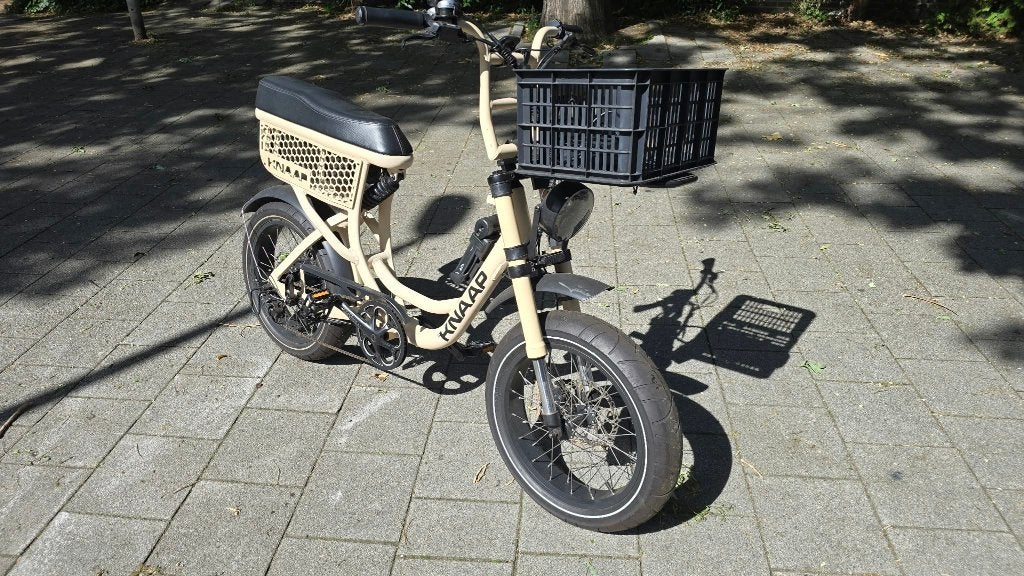 Z,g.a.n KNAAP LON zandkleur slechts 525 kilometer meegereden, Zo goed als nieuw, 51 tot 55 cm, 50 km per accu of meer, Ophalen