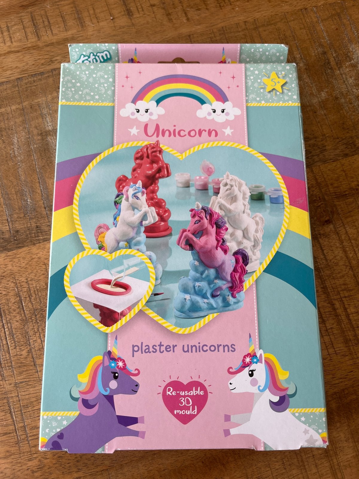 Unicorn Beeldjes Maken - Knutselset met Herbruikbare Mal, Fantasie, Nieuw, Ophalen of Verzenden, Kunststof