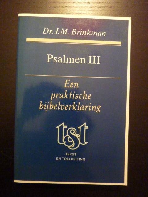 J.M.Brinkman - Psalmen III, Verzenden, Zo goed als nieuw
