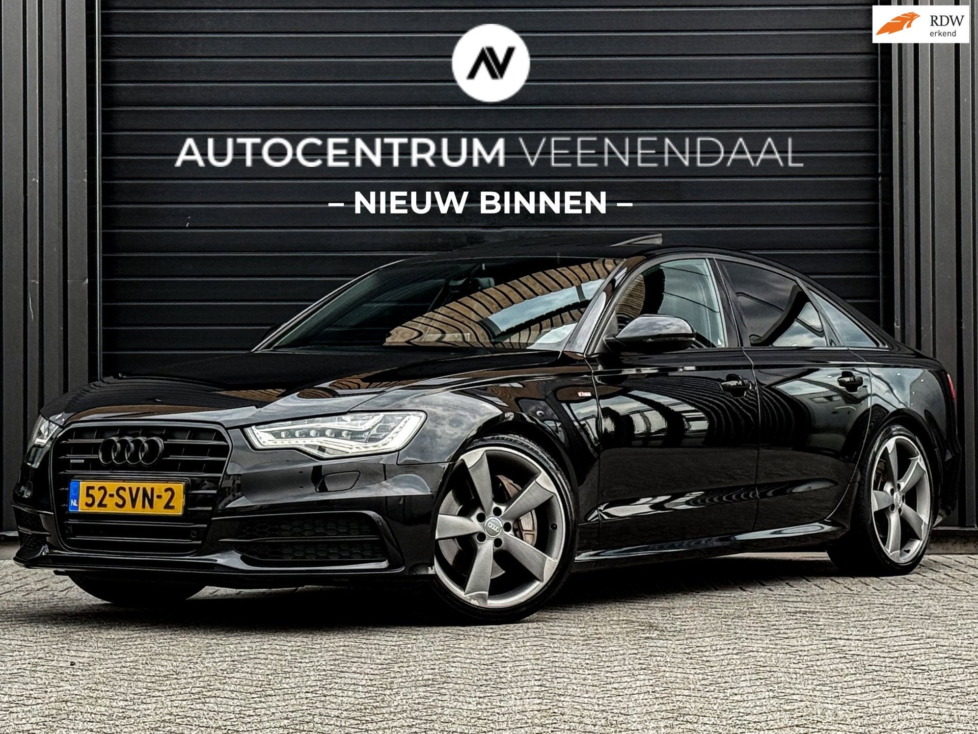 Audi A6 Limousine 3.0 V6 TFSI Quattro 3X S-LINE 299 PK PANO/, Auto's, Audi, Automaat, Euro 5, Gebruikt, Zwart