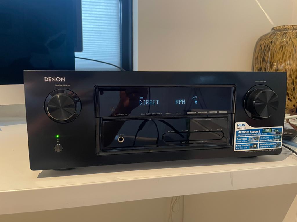 Denon AVR-2113 Receiver - Zeer Goede Staat, Ophalen, Denon, Zo goed als nieuw, 120 watt of meer