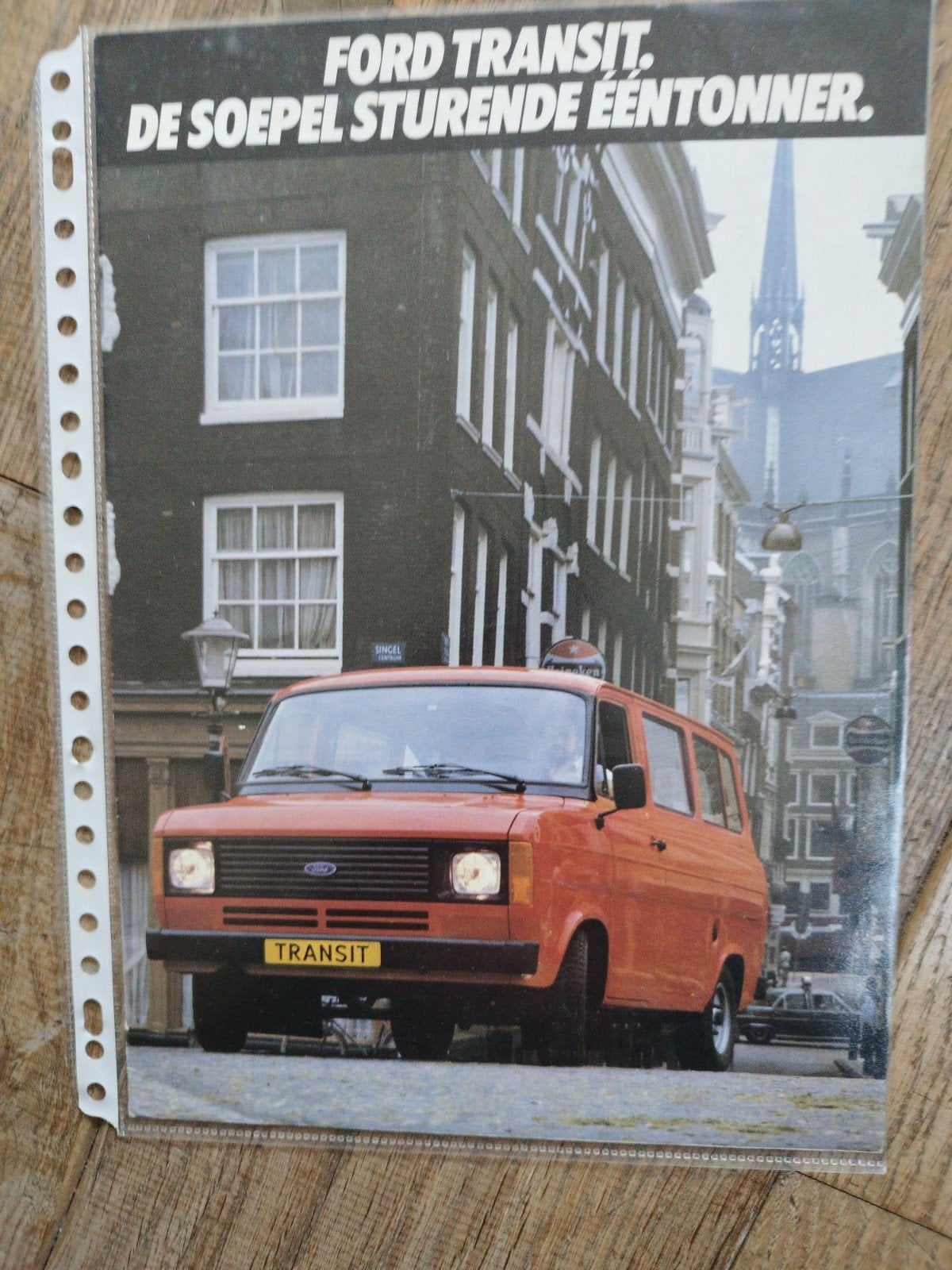 Ford Transit folder uit 1978 - Nederlands, 8 pagina's, Ford, Ophalen of Verzenden, Zo goed als nieuw, Ford