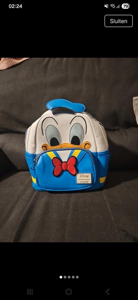 Disney rugtas, Ophalen of Verzenden, Zo goed als nieuw