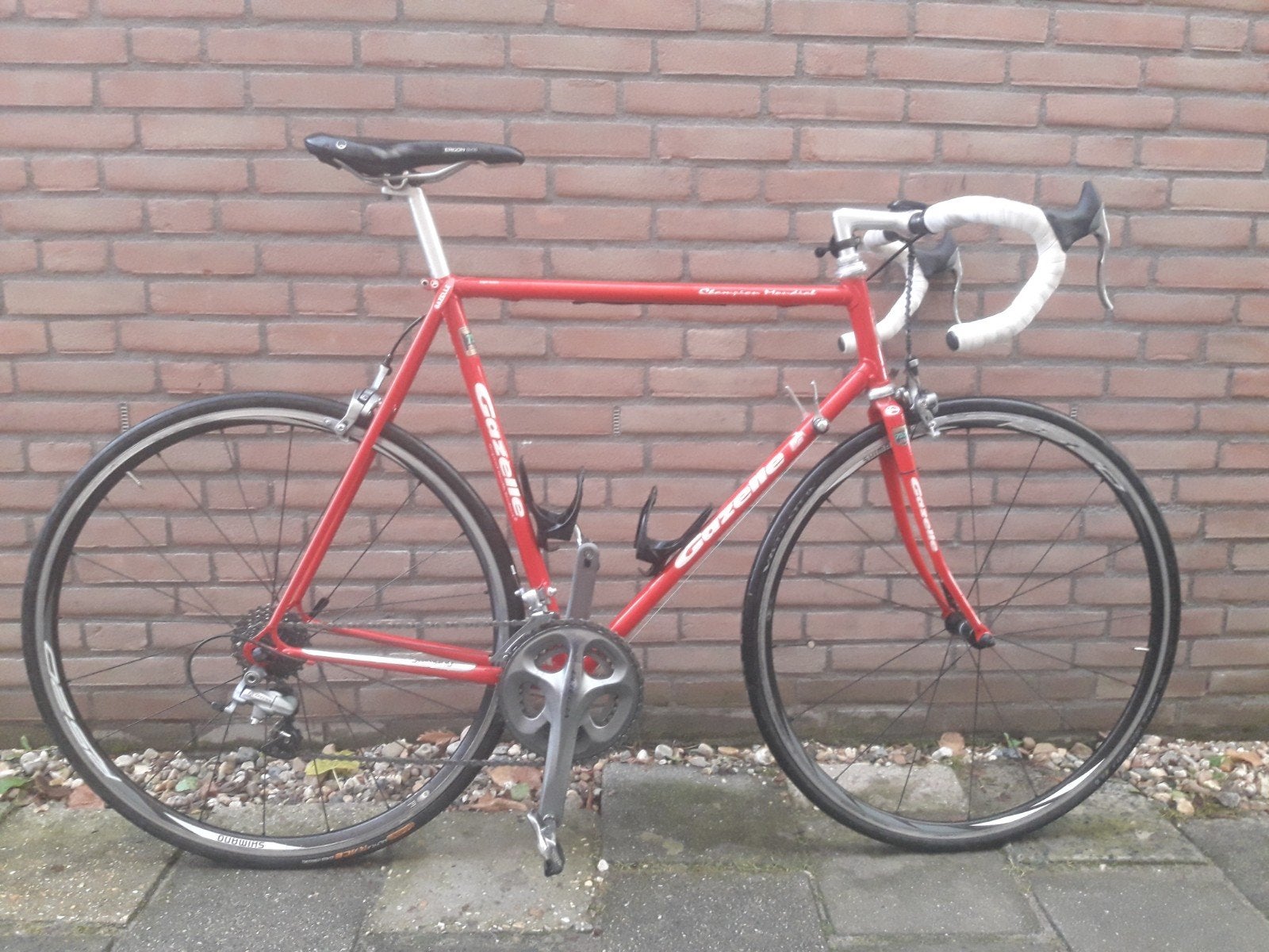 Gazelle Champion Mondial Reynolds 753 Ultegra/Dura Ace, Fietsen en Brommers, Ophalen, 28 inch, Gebruikt, Velgrem