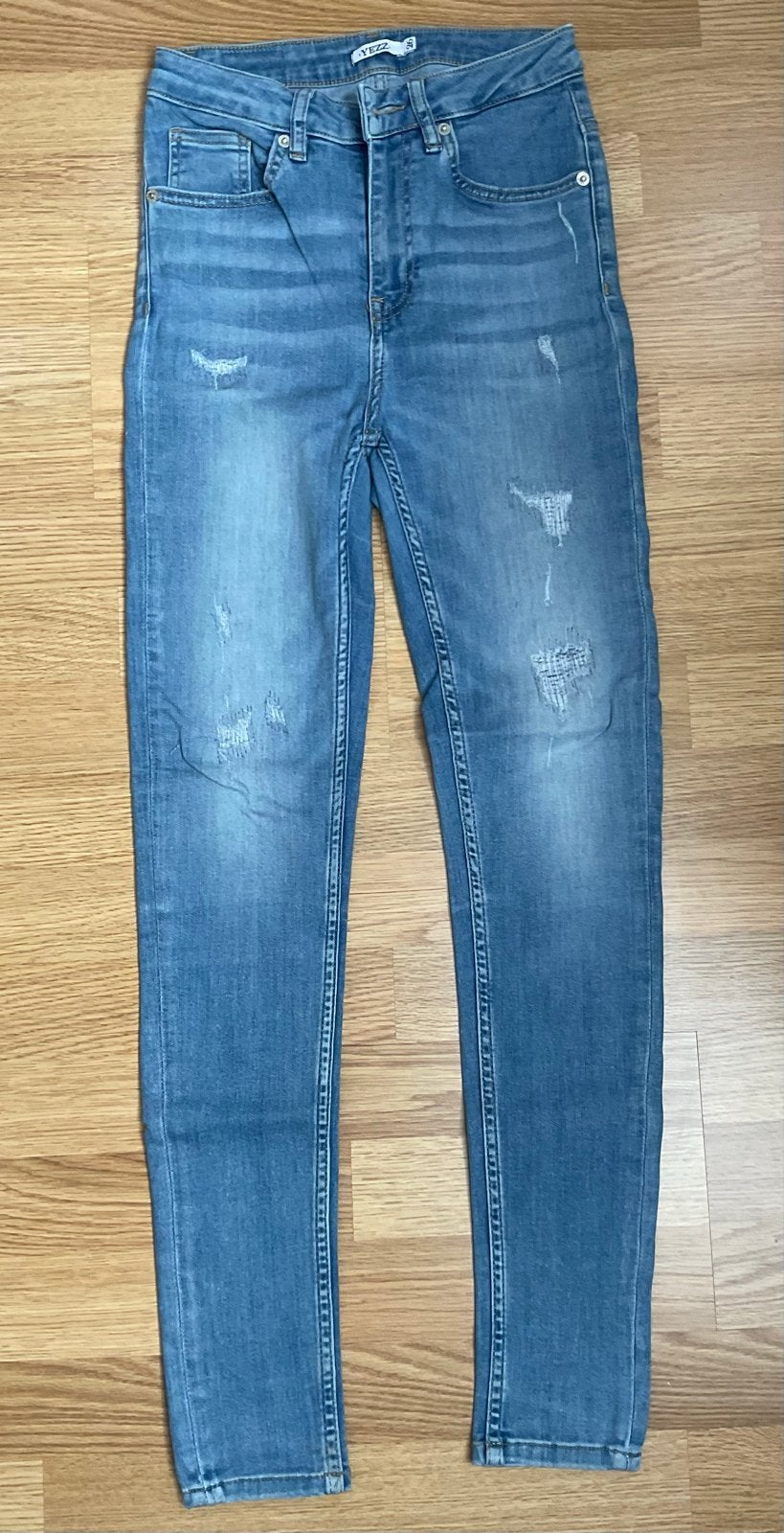 Yezz Skinny Jeans Maat 26, Lengte 30, Kleding | Dames, Ophalen of Verzenden, Zo goed als nieuw, Blauw, W27 (confectie 34) of kleiner