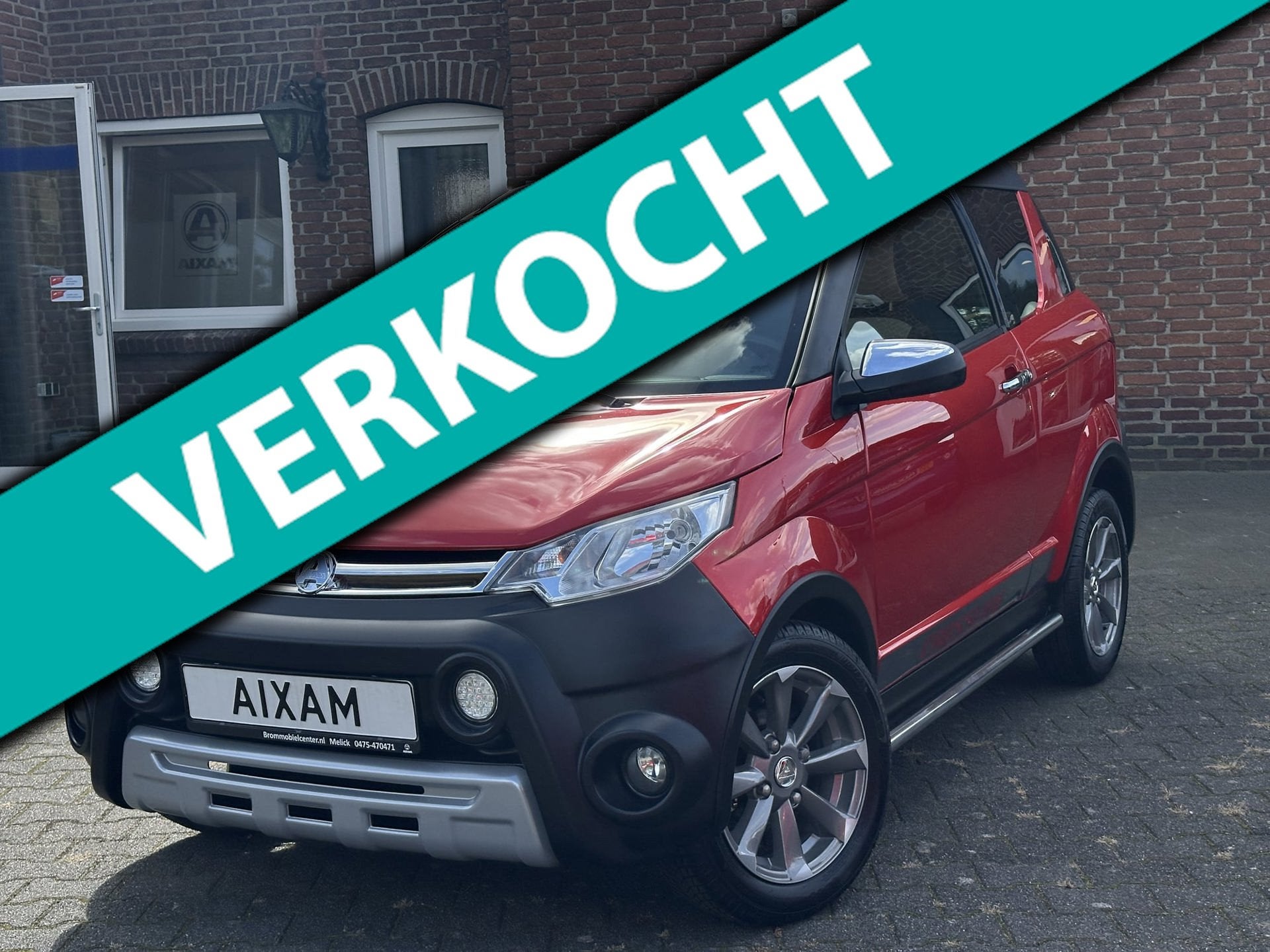 Aixam Brommobiel Crossline | 45 km/u | 2015 - 25.562 km, Gebruikt, Overige merken