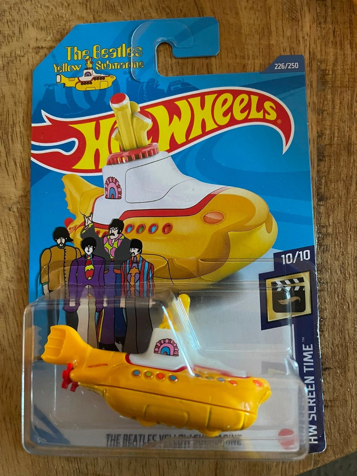Vintage hot wheels- the beatles yellow submarine, Ophalen, Nieuw