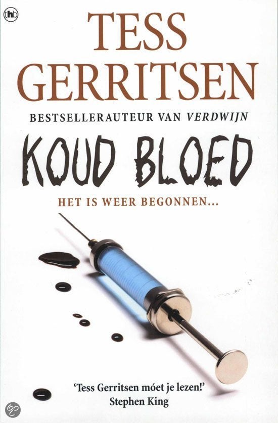 Koud bloed van Tess Gerritsen, Ophalen of Verzenden, Zo goed als nieuw, Amerika