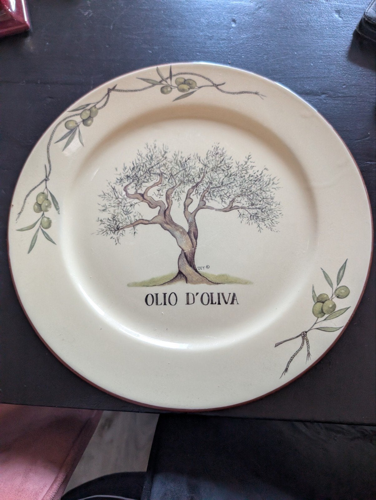 Jet by Ter Steege Olio d'Oliva Servies Set, Gebruikt, Keramiek, Landelijk/Boerenbont, Ophalen of Verzenden