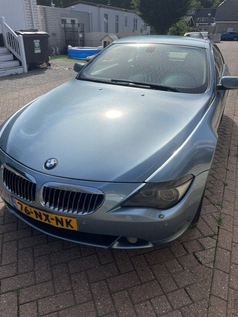 BMW 6-Serie 4.4 CI 645 Coupe AUT 2004 Lichtblauw(VERKOCHT), Auto's, BMW, Automaat, Achterwielaandrijving, 1595 kg, Automatische klimaatregeling