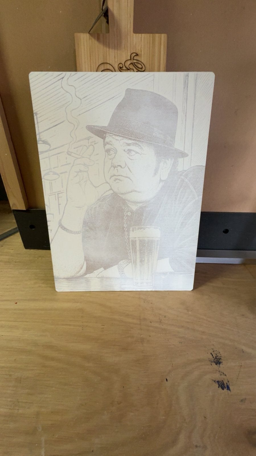 Houten Andre Hazes Bord, Ophalen of Verzenden, Nieuw, Poster, Artwork of Schilderij