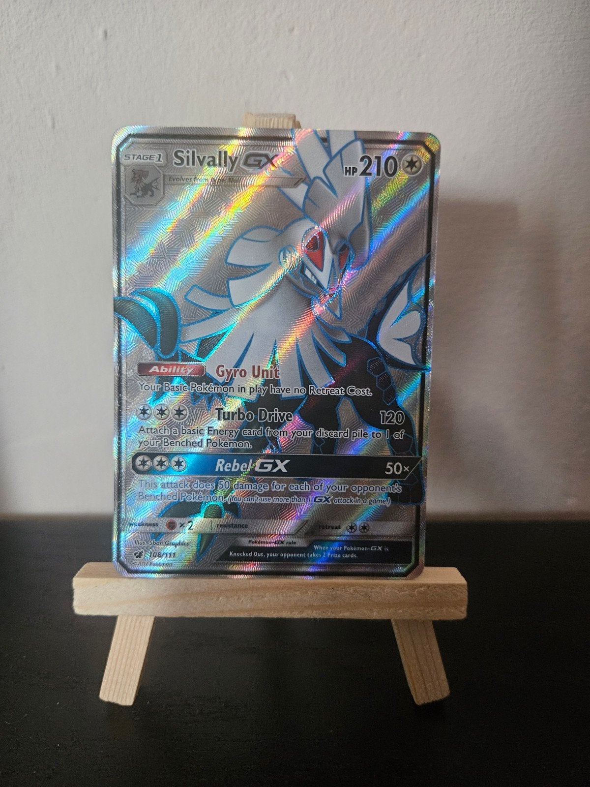 Silvally GX #108, Ophalen of Verzenden, Zo goed als nieuw, Losse kaart, Foil