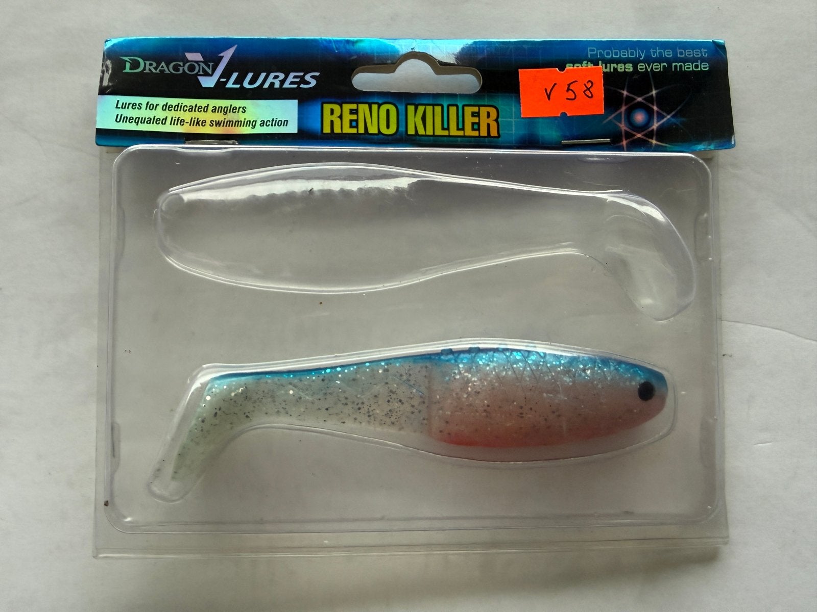 Dragon V-Lures Reno Killer softbait V58, Watersport en Boten, Ophalen of Verzenden, Zo goed als nieuw, Overige typen