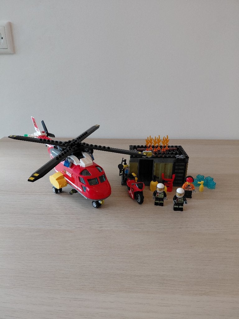 Lego City 60108 Brandweer Helikopter, City, Lego, Ophalen of Verzenden, Zo goed als nieuw