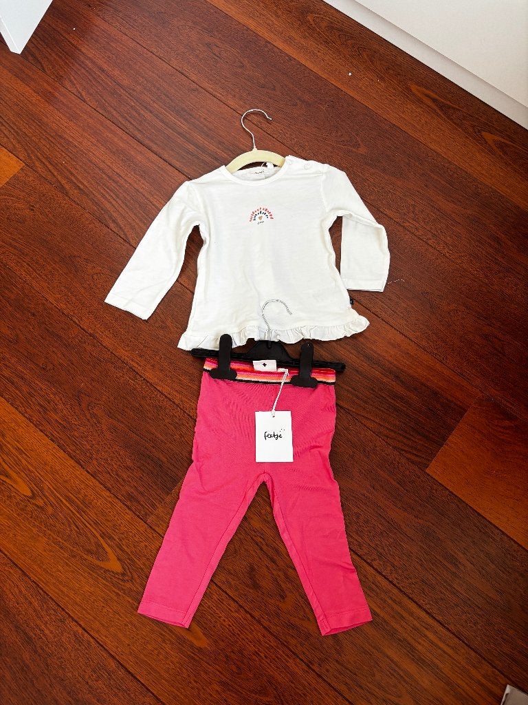 Setje van Feetje maat 74 (advr 157), Kinderen en Baby's, Babykleding | Maat 74, Meisje, Nieuw, Ophalen of Verzenden, Setje
