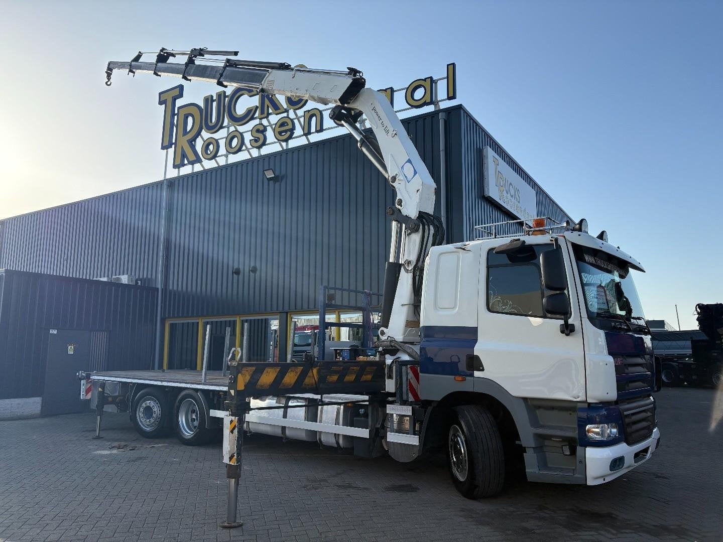 DAF CF 85.410 + HMF 42 TON + REMOTE + 6X2 + EURO 5 + MANUAL, Auto's, Euro 5, 407 pk, Overige kleuren, Origineel Nederlands