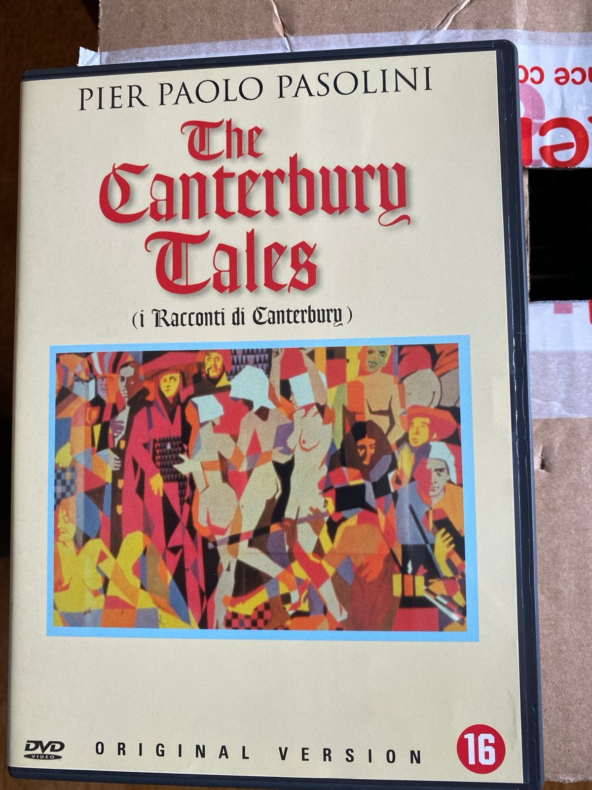 The Canterbury Tales - Pier Paolo Pasolini DVD, Vanaf 16 jaar, Ophalen of Verzenden, Gebruikt, Inclusief doosje