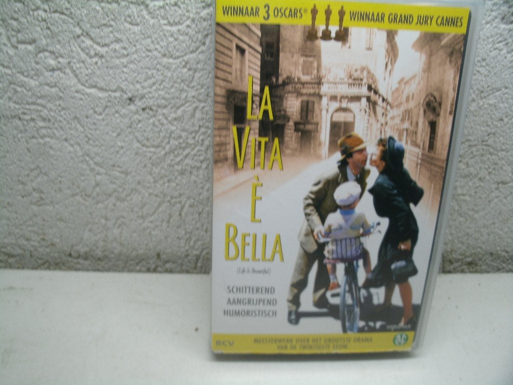 vhs 70a la vita e bella, Alle leeftijden, Ophalen of Verzenden, Zo goed als nieuw, Actie en Avontuur