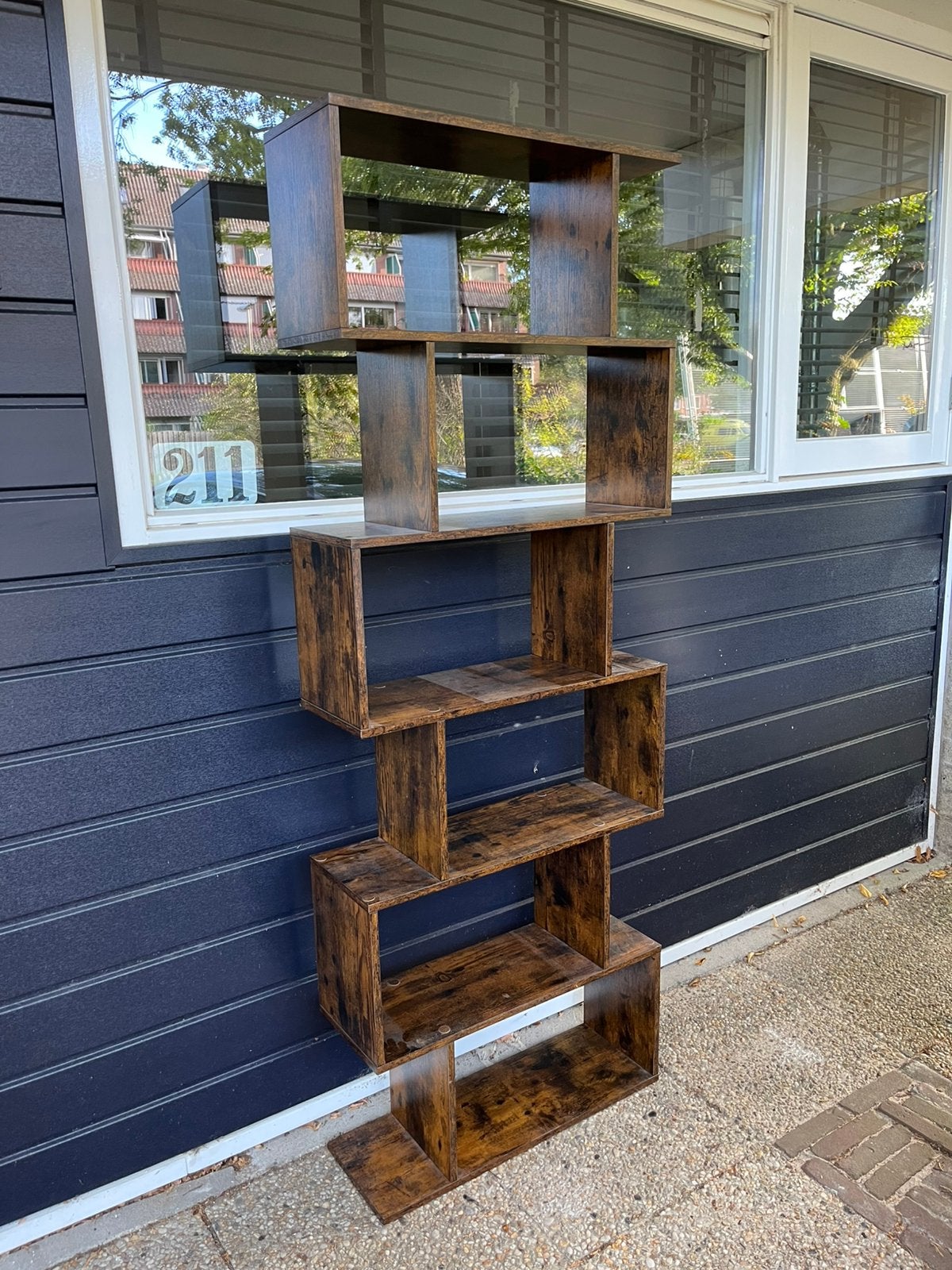 Boekenkast - Kubus - 6 Compartimenten - Vintage - 190x70x24, Huis en Inrichting, Ophalen, 50 tot 100 cm, Zo goed als nieuw, 150 tot 200 cm