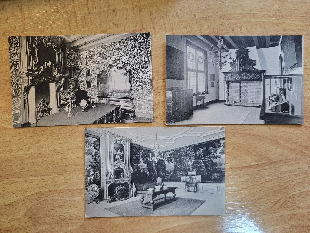 ansicht DORDRECHT museum van Gijn (3x), Ophalen of Verzenden, Voor 1920, Zuid-Holland