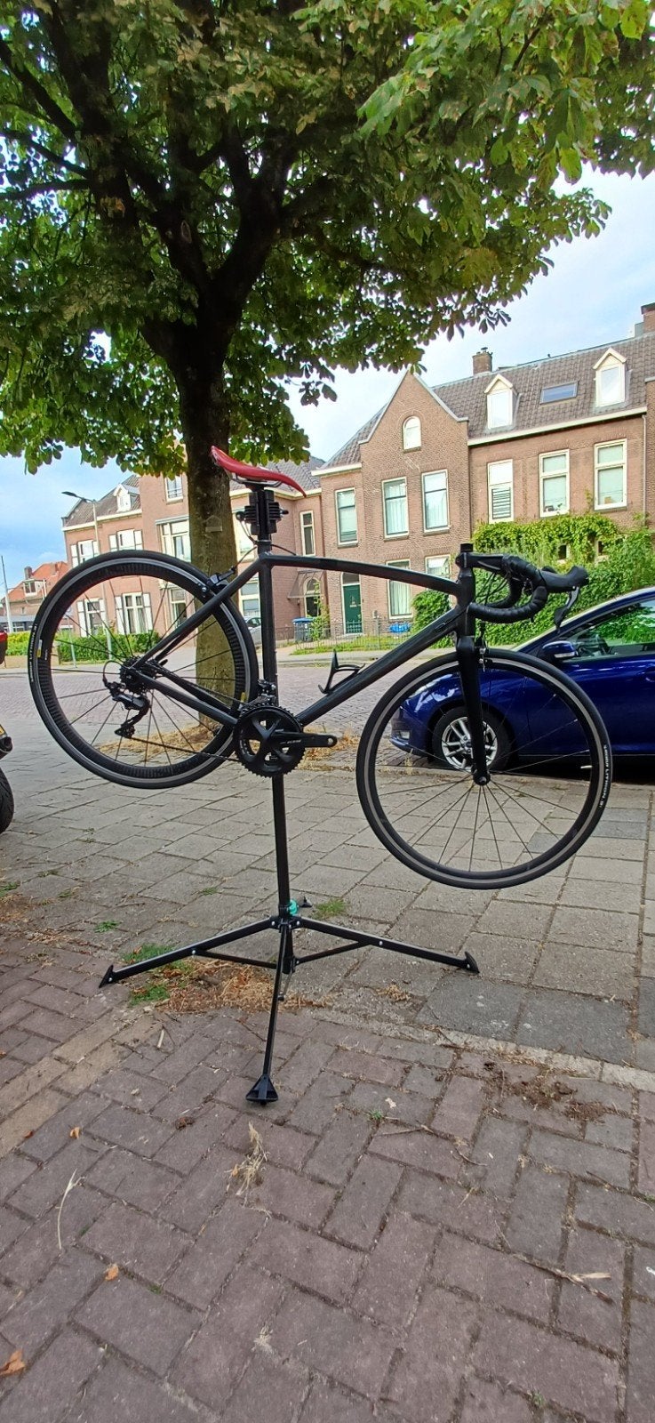Racefiets met Shimano 105 en Mavic Cosmic wielen, Gebruikt, Carbon, Meer dan 20 versnellingen, 53 tot 57 cm