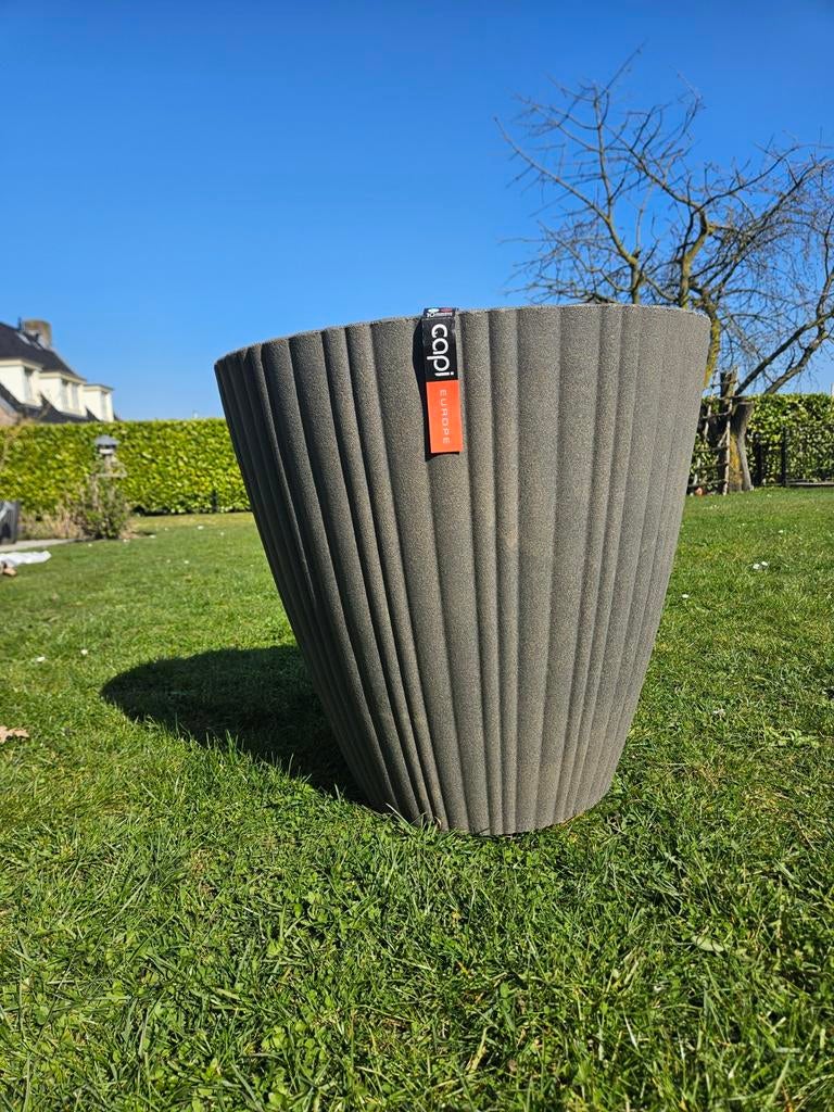 NIEUWE Capi bloempot Vaas     HOGE KORTING, Tuin en Terras, Bloempotten, Kunststof, Capi, Rond, Nieuw