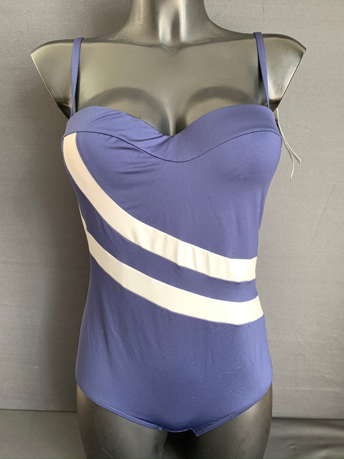 Huit badpak Maat 80c Model with you kan strapless, Verzenden, Nieuw, Blauw, Badpak