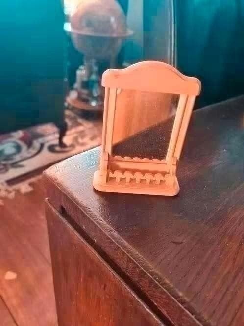 Vintage Bodo Hennig Miniatuur Spiegel voor Poppenhuis, Ophalen of Verzenden