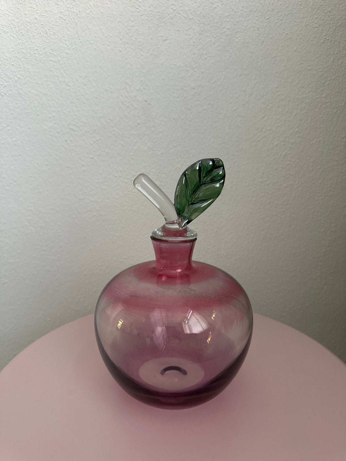 Glazen object fles in de vorm van een appel - 23 cm hoog, Ophalen