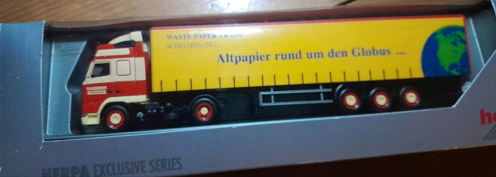 herpa kazemier, Ophalen of Verzenden, Zo goed als nieuw, Bus of Vrachtwagen, Herpa