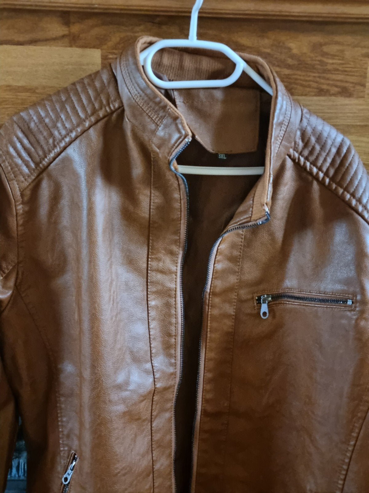 leren jas, Ophalen of Verzenden, Nieuw, Maat 56/58 (XL), Zwart