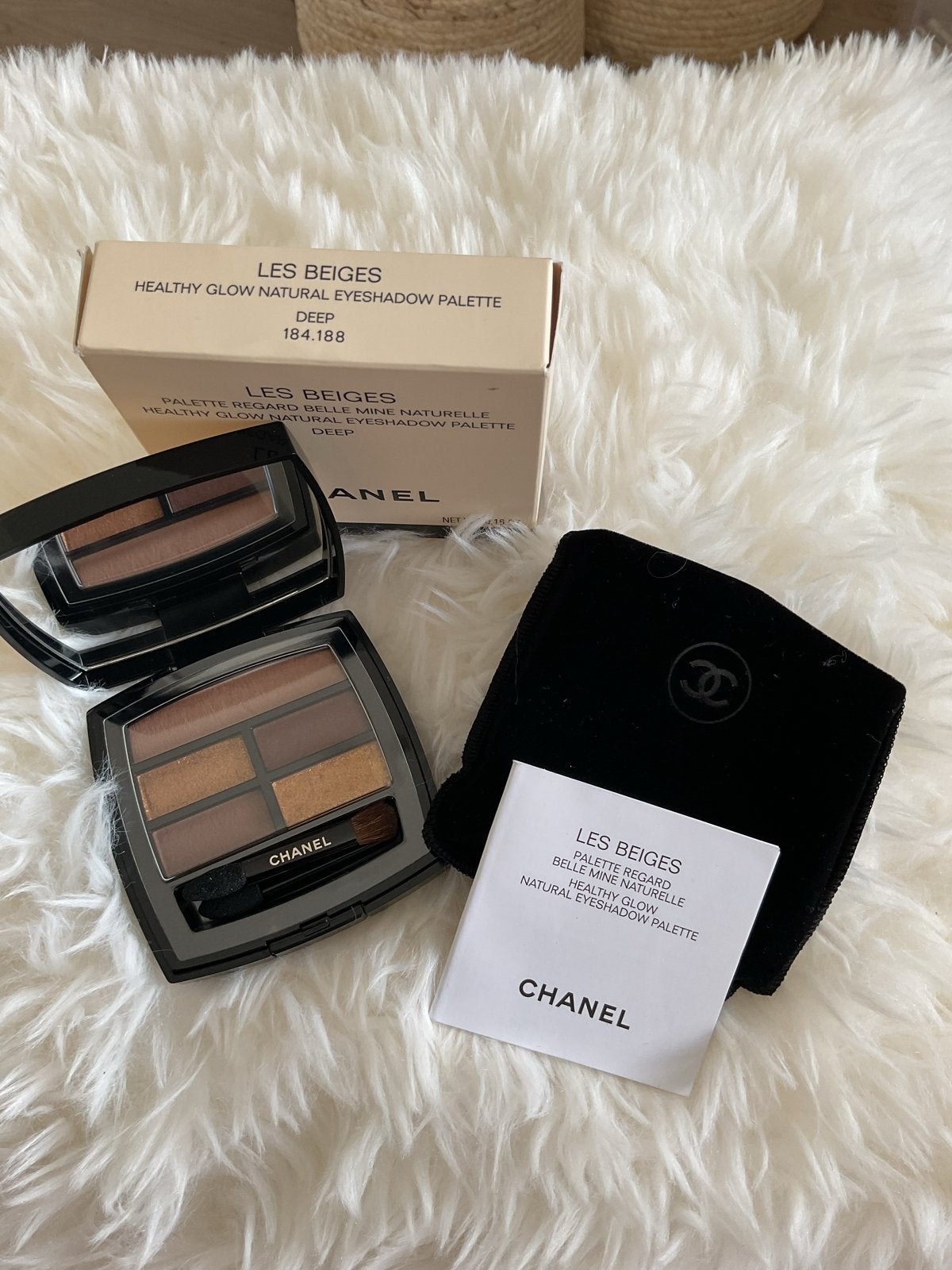 nieuw Chanel Les Beiges Healthy Glow Deep Natural Eyeshadow, Ogen, Bruin, Nieuw, Ophalen of Verzenden