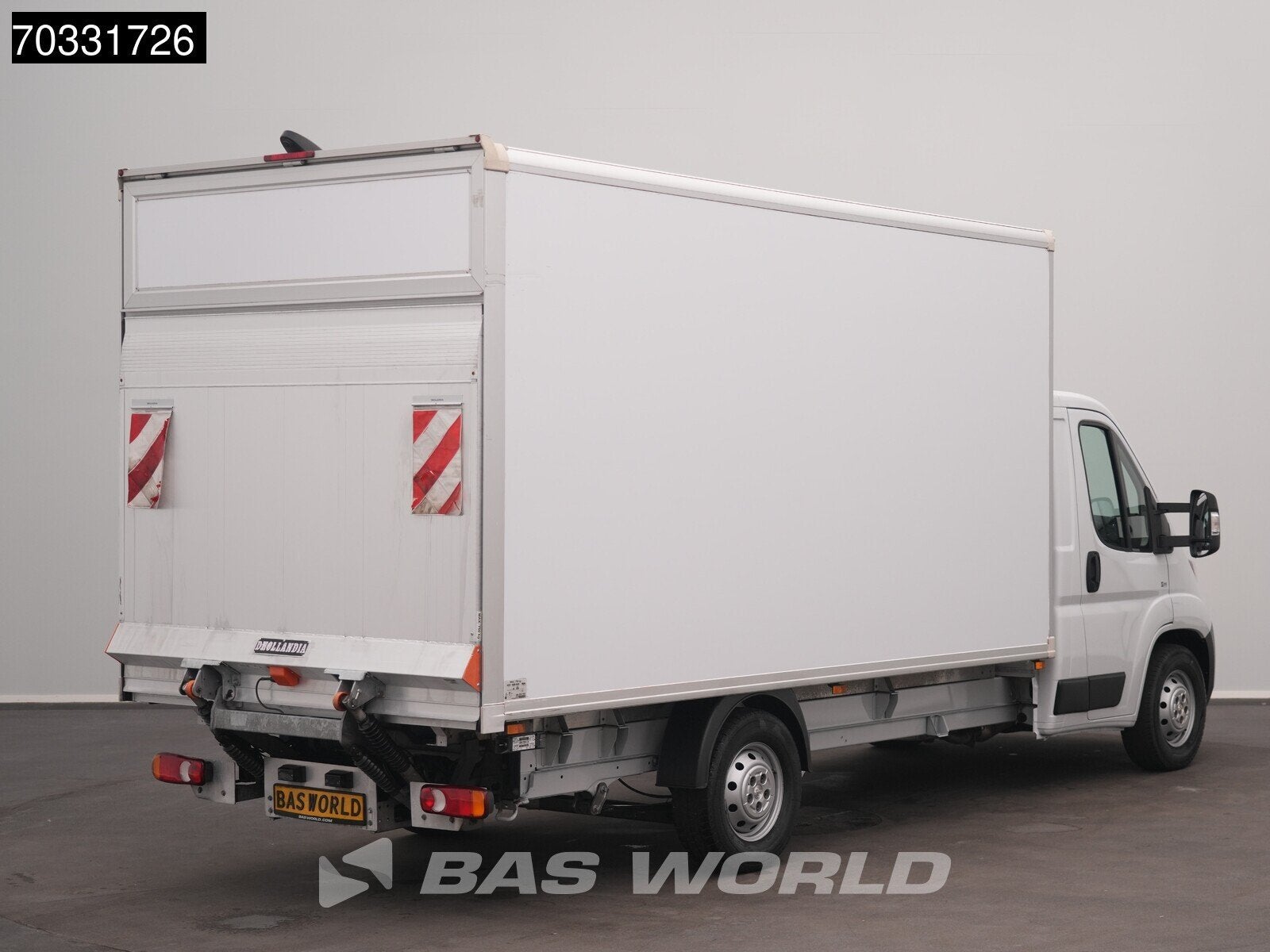 Peugeot Boxer 165PK Laadklep Bakwagen Airco Cruise Camera St, Stof, Gebruikt, Euro 6, 4 cilinders