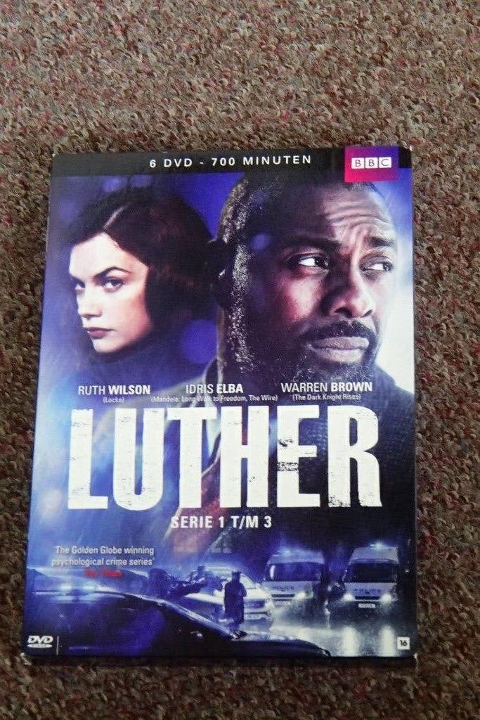 DVD box serie LUTHER seizoen 1 t/m 3, Gebruikt, Misdaad, Ophalen of Verzenden, Nederlands