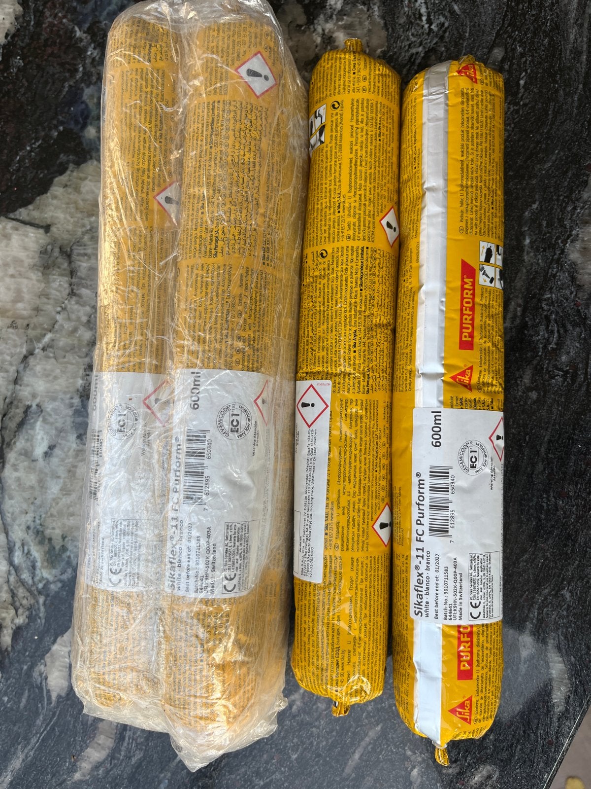 5x Sika Sikaflex-11 FC Purform 600ml Wit, Ophalen of Verzenden, Nieuw
