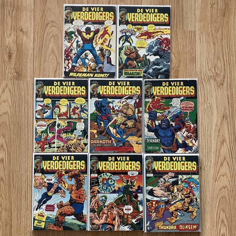 Spinneman, Shang-Chi, Thor, Vier Verdedigers classics albums, Boeken, Strips | Comics, Gelezen, Meerdere comics, Europa, Ophalen of Verzenden