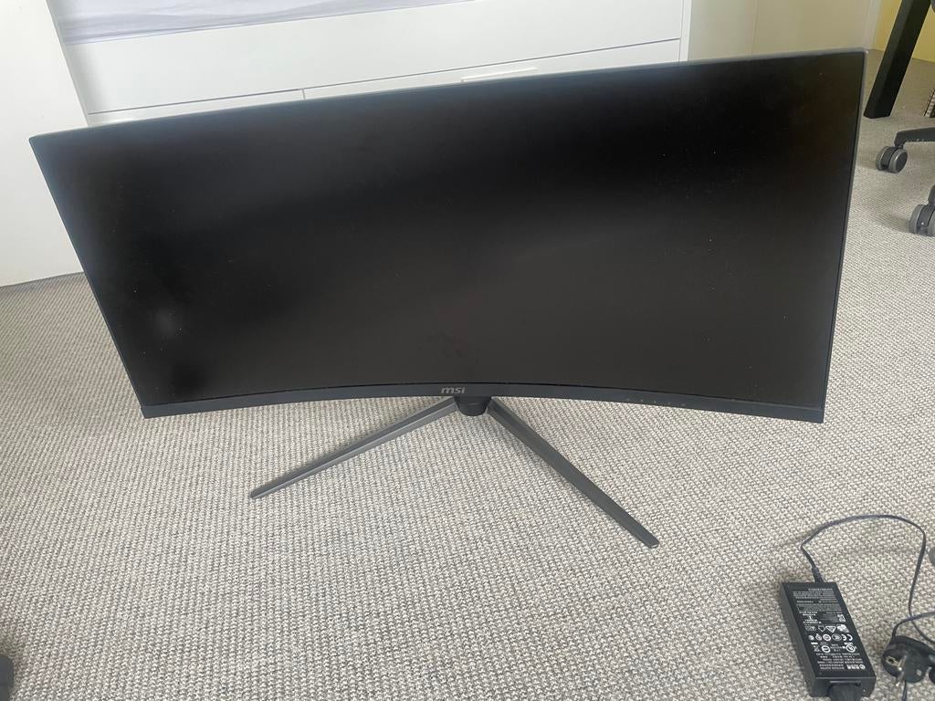 MSI 32 inch monitor - Werkt perfect, Gaming, Curved, Ophalen of Verzenden, Zo goed als nieuw