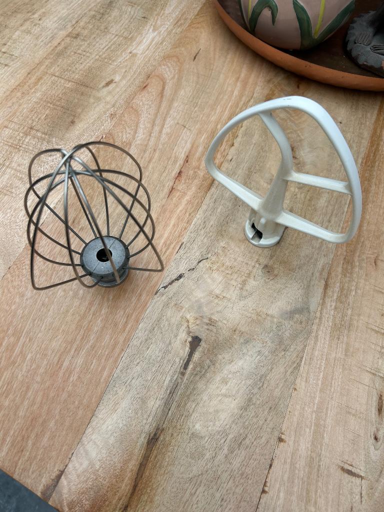 kitchenaid garde en bisschopshaak, 4 liter of meer, Ophalen, Gebruikt, 3 snelheden of meer