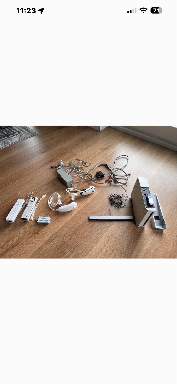 Wii-console met 2 controllers en +40 games, Spelcomputers en Games, Ophalen of Verzenden, Gebruikt, Met 2 controllers, Met games