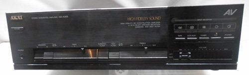 Akai versterker AM A305 zwart 2 x 50 Watt, Overige merken, Ophalen of Verzenden, Zo goed als nieuw, Minder dan 60 watt