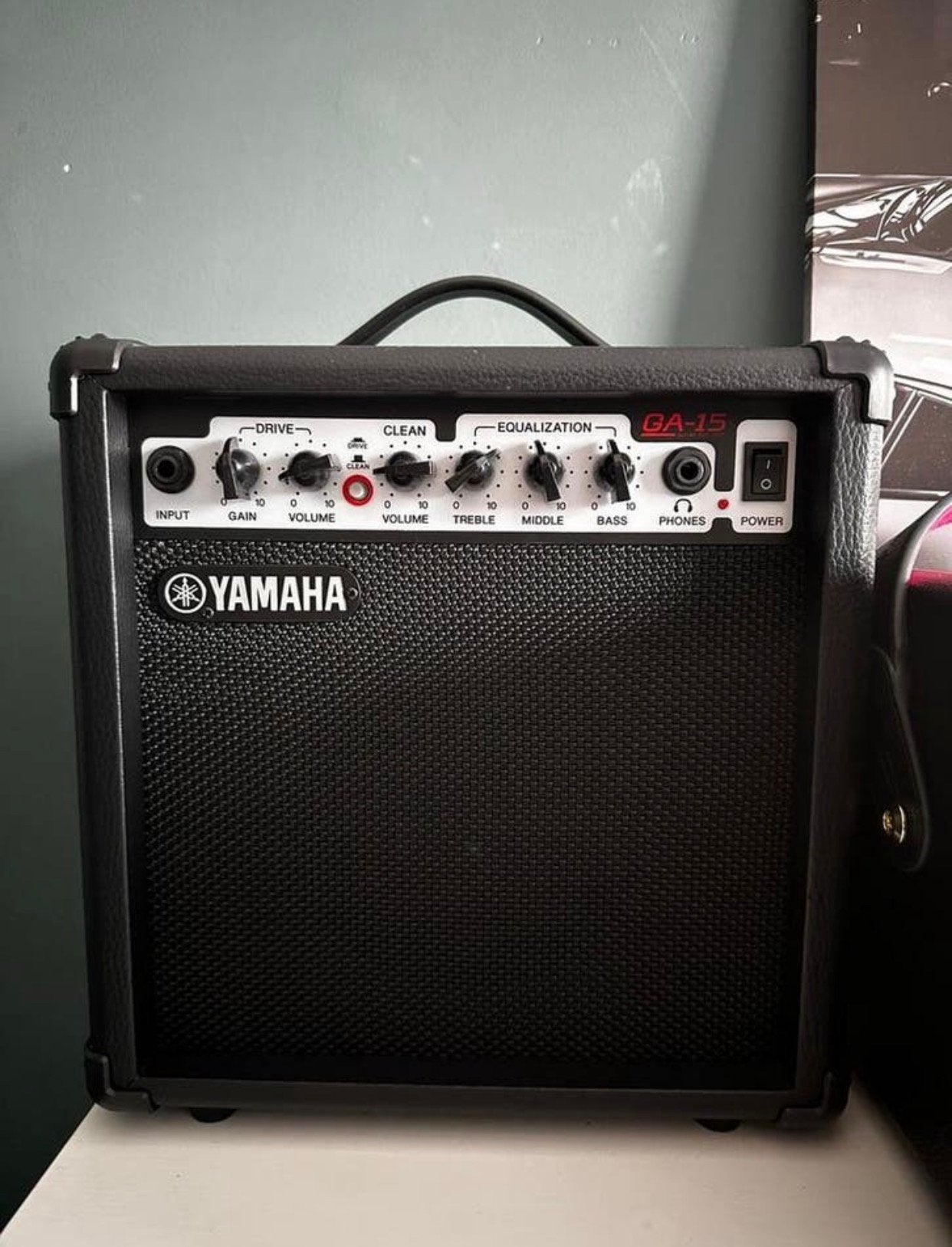Yamaha GA-15 gitaarversterker (Splinternieuw), Ophalen, Zo goed als nieuw, Minder dan 50 watt