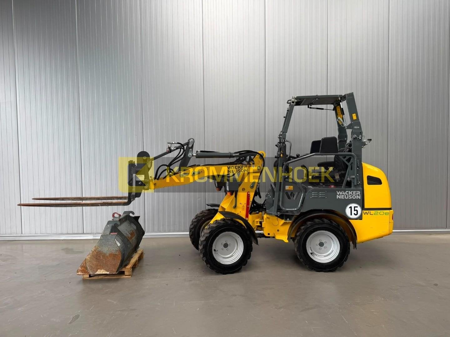 Wacker Neuson WL 20 e KH10295, Wiellader of Shovel