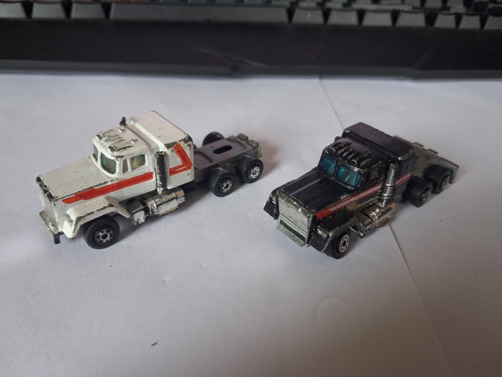 Matchbox Super Kings K-13/K-14 vrachtwagens (2 stuks), Hobby en Vrije tijd, Ophalen of Verzenden, Gebruikt