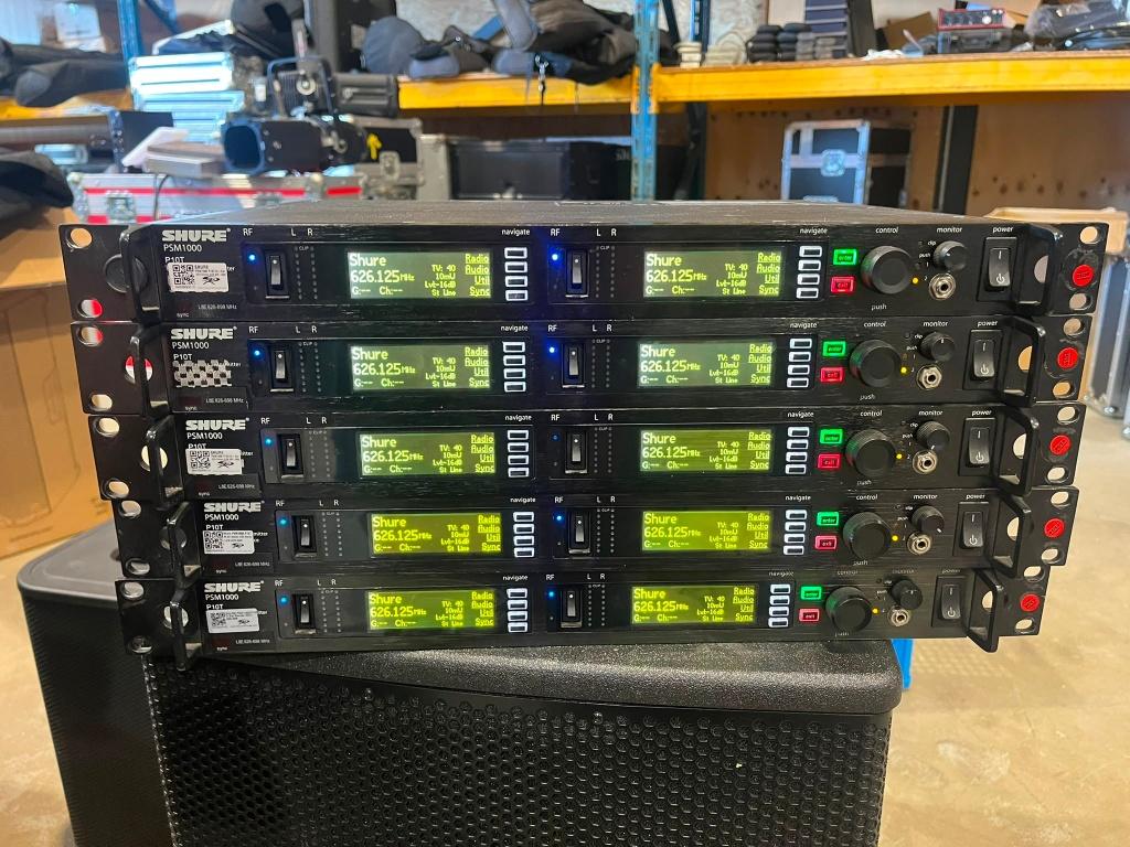 Shure PSM 1000 in ear sets L8e range 626-698 mhz, Gebruikt, Shure, Overige typen, Ophalen of Verzenden